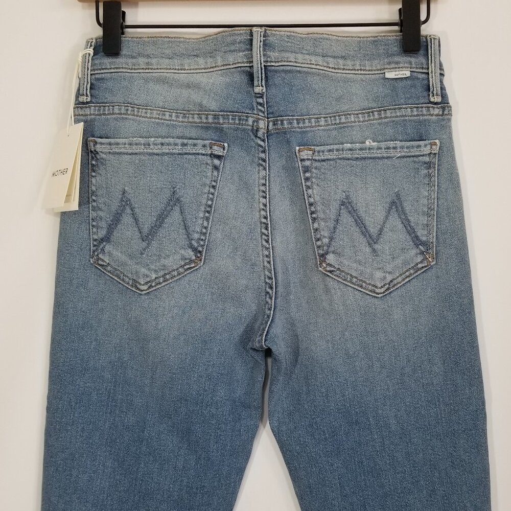NWT Mother Denim The Weekender Flare Stretch Jeans in Shoot To Thrill 26, 27 - Picture 9 of 16